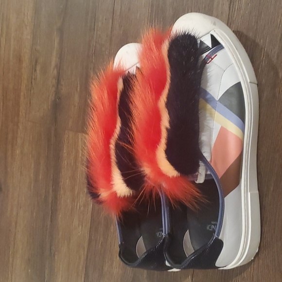 Authentic Fendi womens platform sneakers sz 40 - Picture 6 of 12